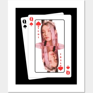 Playing Card Yuqi Queencard (G)I-dle Posters and Art